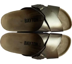 Pantoletten> Pantoletten Größe 40 goldfarben