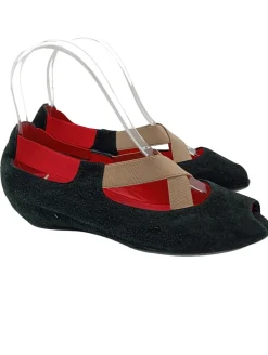Peeptoe Ballerinas Größe 36-Pas de rouge