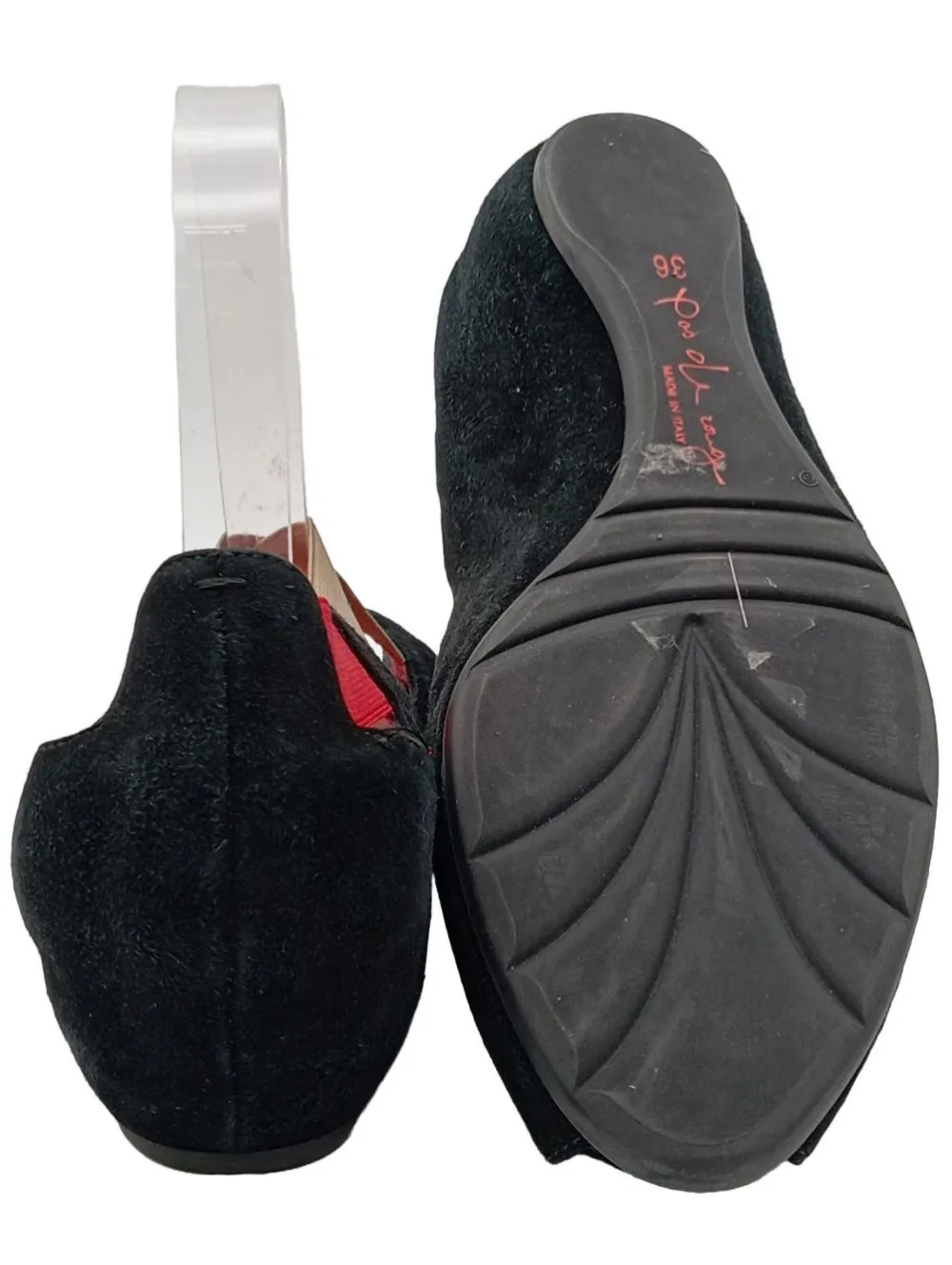 Peeptoe Ballerinas Größe 36-Pas de rouge