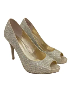 Pumps>Nine west Peeptoe Pumps Größe 40 goldfarben