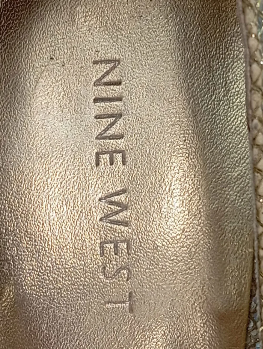 Pumps>Nine west Peeptoe Pumps Größe 40 goldfarben