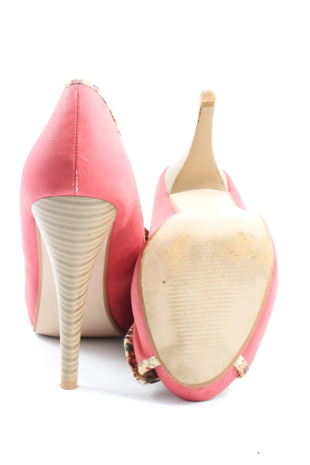 Pumps>Jennifer Peeptoe Pumps Größe 37 rotcreme