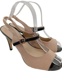 Pumps>JustFab Peeptoe Pumps Größe 38,5 wollweiß