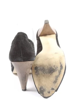 Pumps>Minozzi Milano Peeptoe Pumps Größe 40 schwarz