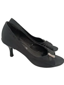 Pumps>AVENTURE Peeptoe Pumps Größe 38 schwarz