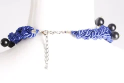 Ketten> Perlenkette blauschwarz