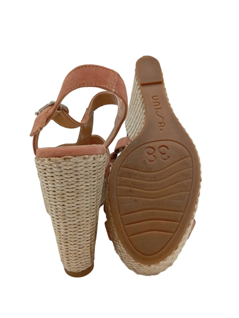 Sandalen>Unisa Plateau-Sandalen Größe 38 braun