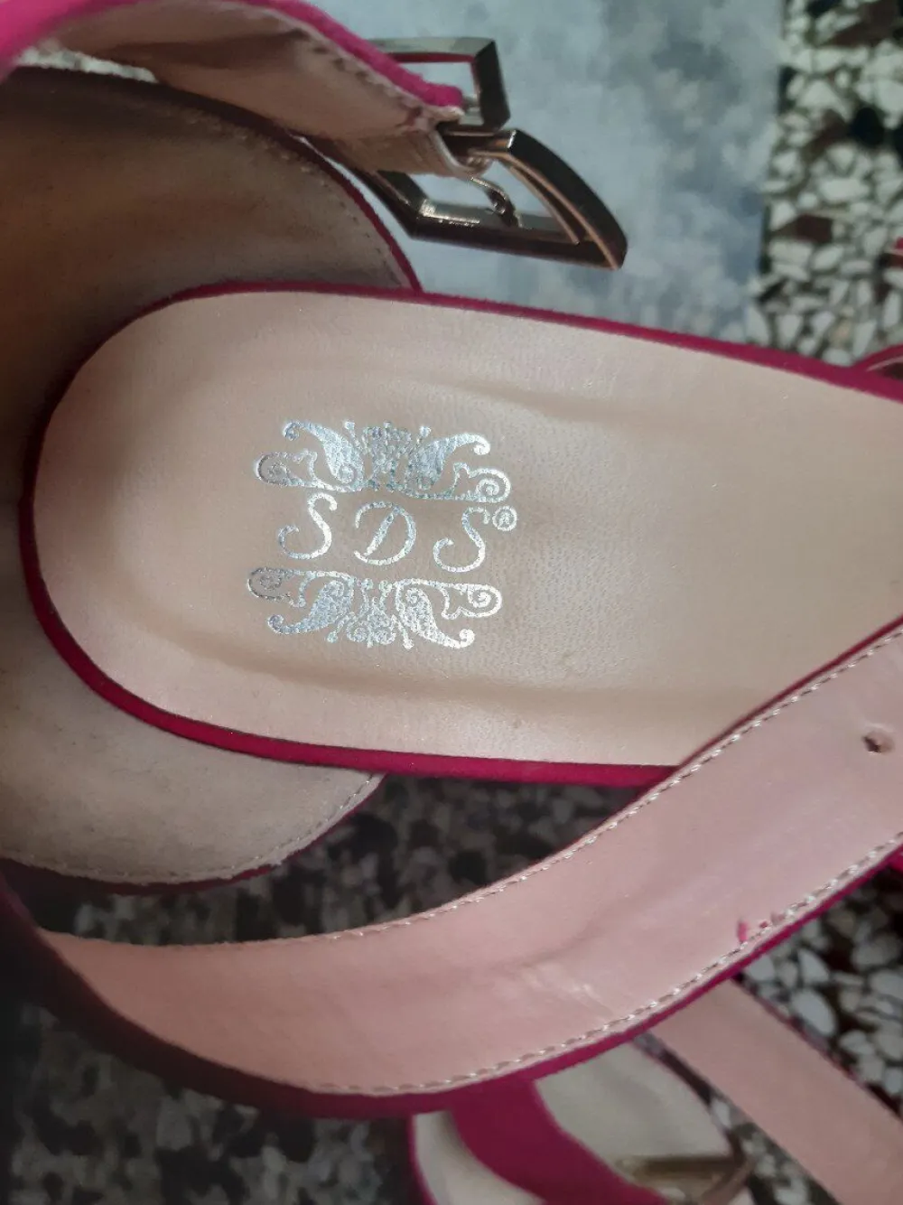 Sandalen>SDS Plateau-Sandalen Größe 38 pink