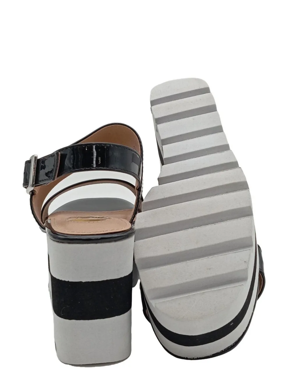 Sandaletten>Buffalo Plateau-Sandaletten Größe 39 schwarz