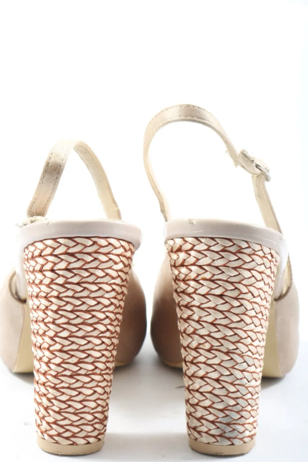 Sandaletten>Ruan Plateau-Sandaletten Größe 39 wollweißrot