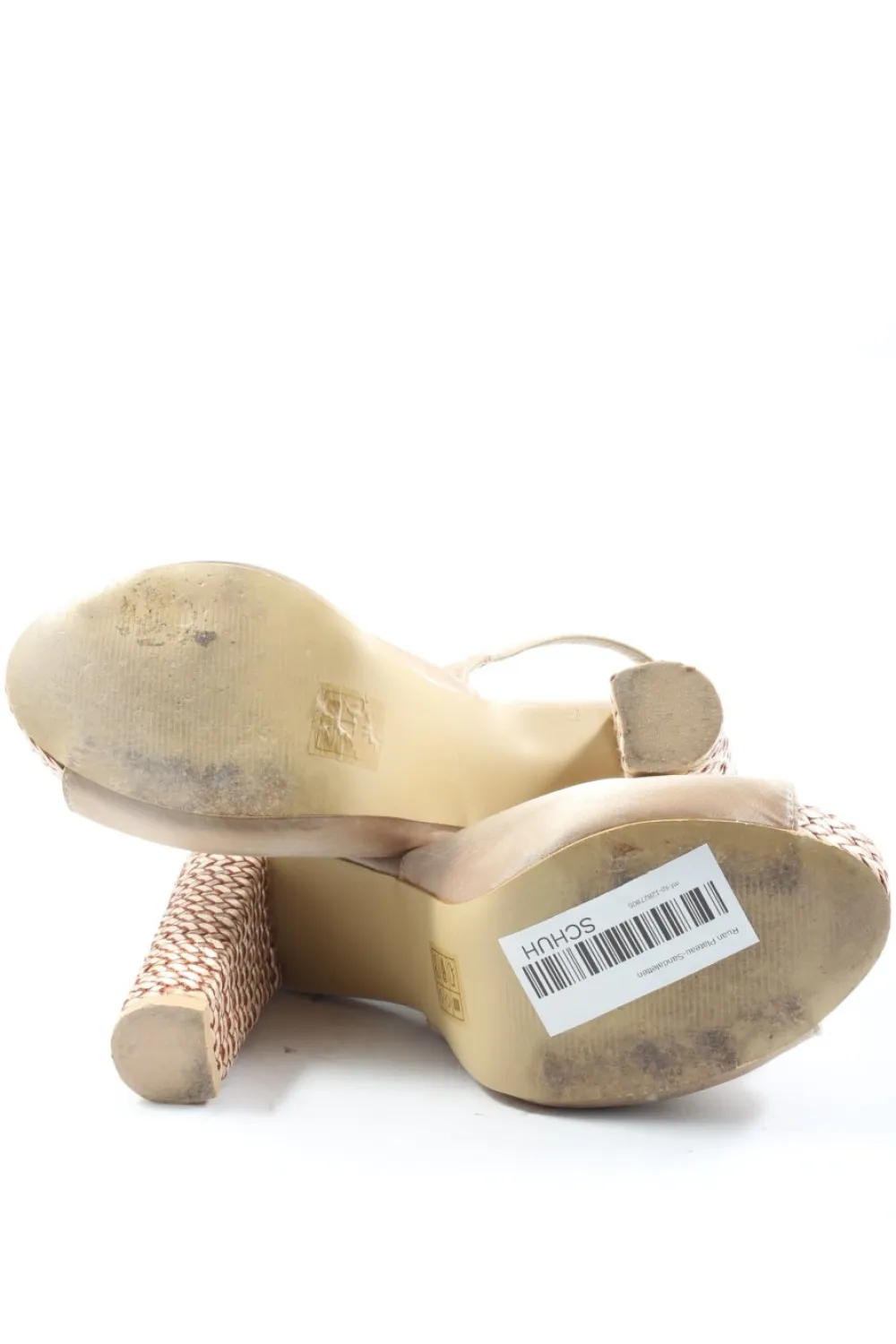 Sandaletten>Ruan Plateau-Sandaletten Größe 39 wollweißrot