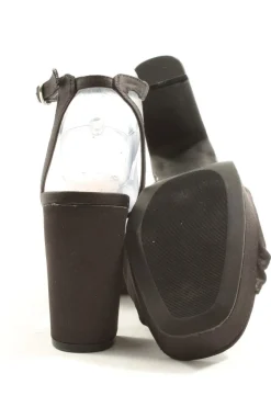 Sandaletten>H&M Plateau-Sandaletten Größe 39 braun