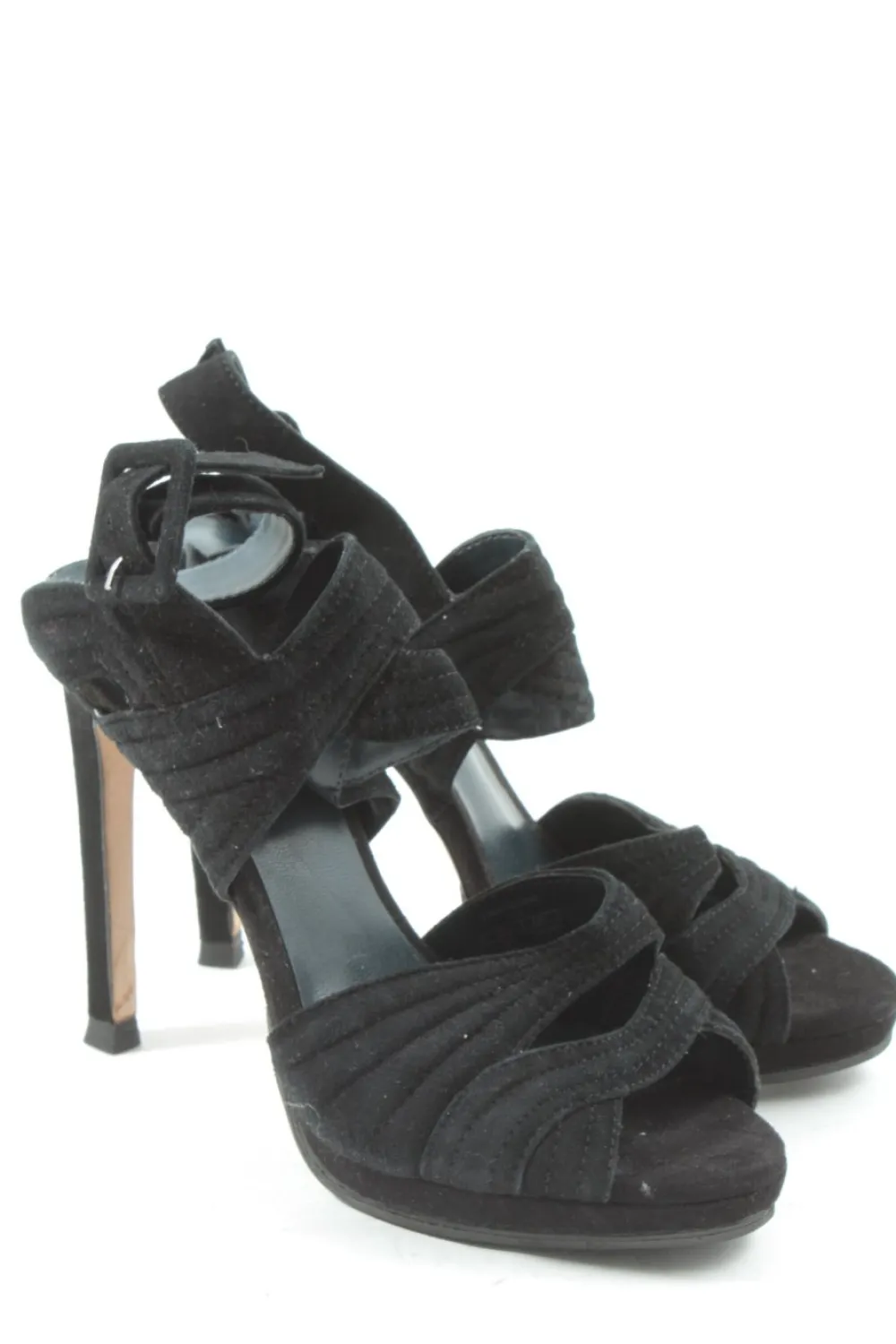 Sandaletten>Zara Basic Plateau-Sandaletten Größe 37 schwarz