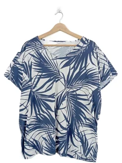 Shirts>Peter Hahn Print-Shirt Größe 54 blau