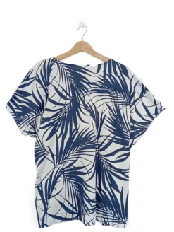 Shirts>Peter Hahn Print-Shirt Größe 54 blau