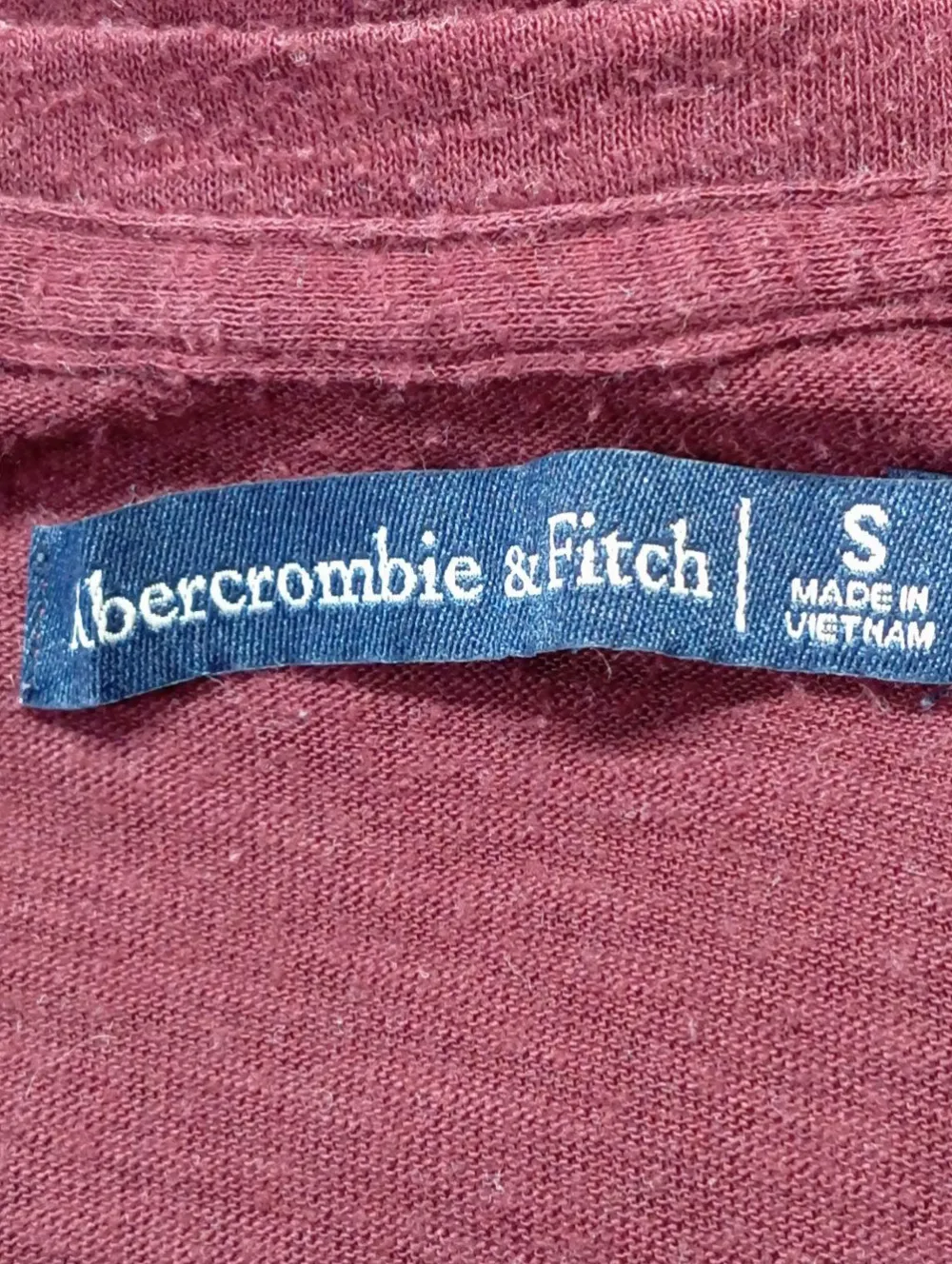 Shirts>Abercrombie & Fitch Print-Shirt Größe 36 rot