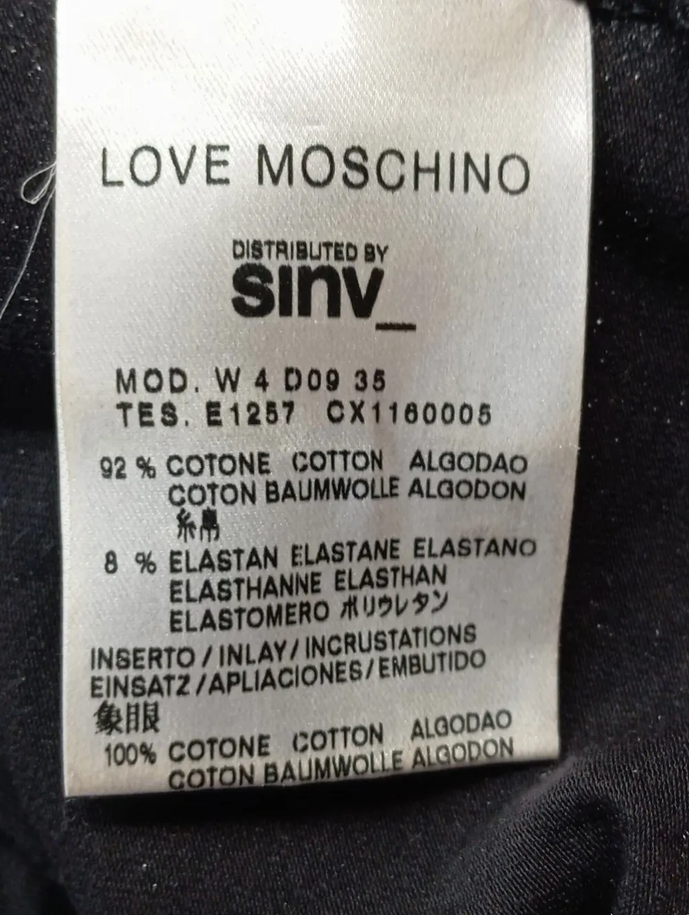 Shirts>Moschino Print-Shirt Größe 36 schwarz