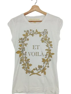 Shirts>Happiness Print-Shirt Größe 38 weiß