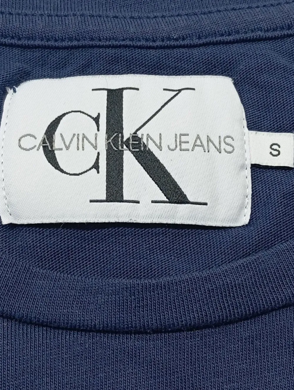 Shirts>Calvin Klein Print-Shirt Größe 36 blau