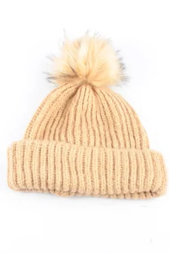 Mützen>Topshop Pudelmütze creme