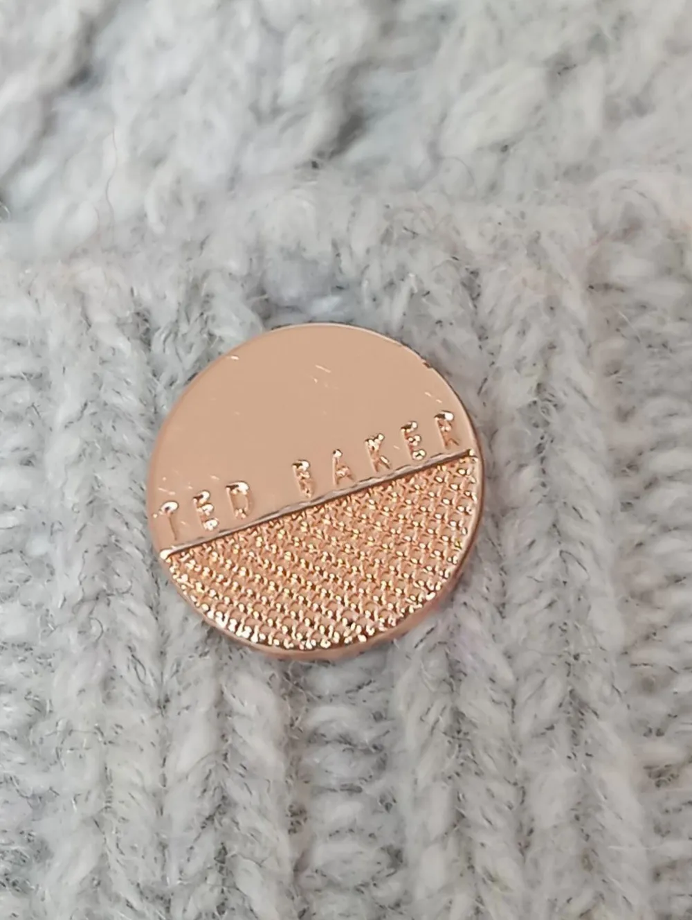 Mützen>Ted baker Pudelmütze hellgrau