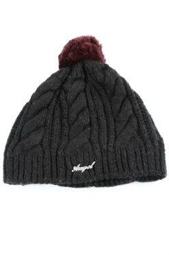 Mützen>angel Pudelmütze Größe 62 schwarz