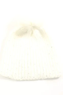 Pudelmütze Größe 54-Hanna White Clearance