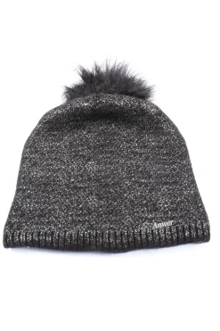 Mützen> Pudelmütze Größe 56 schwarzweiß