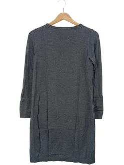 Kleider>edc Pulloverkleid Größe 36 hellgrau
