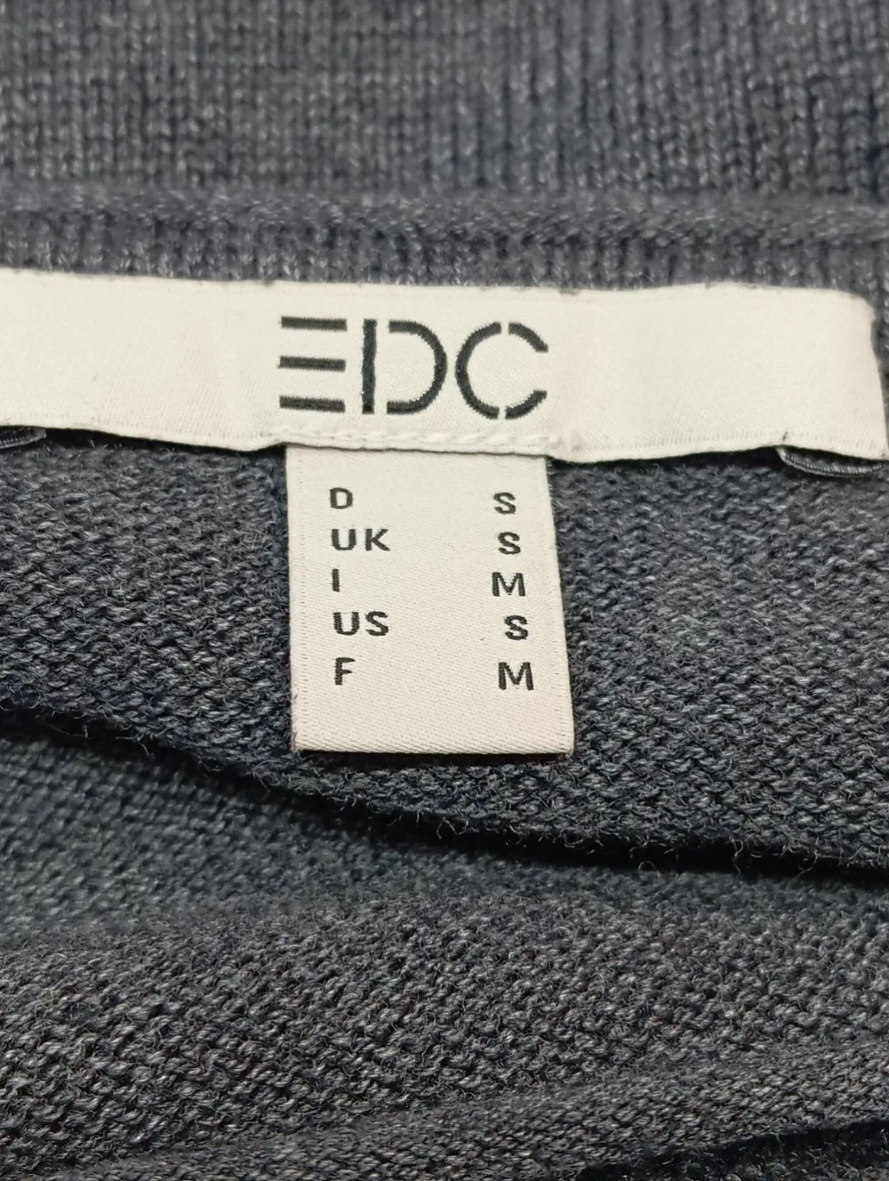 Kleider>edc Pulloverkleid Größe 36 hellgrau