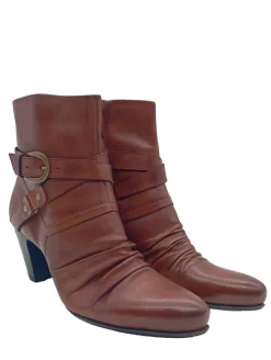 Stiefeletten>Janet D Reißverschluss-Stiefeletten Größe 42 braun