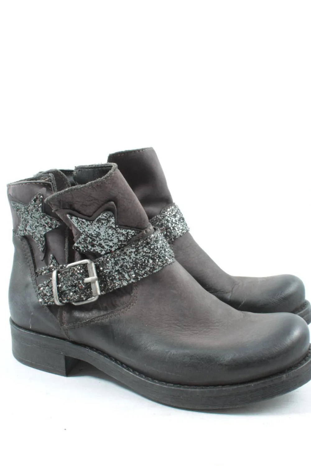 Reißverschluss-Stiefeletten Größe 37-La Mora Feliz Clearance