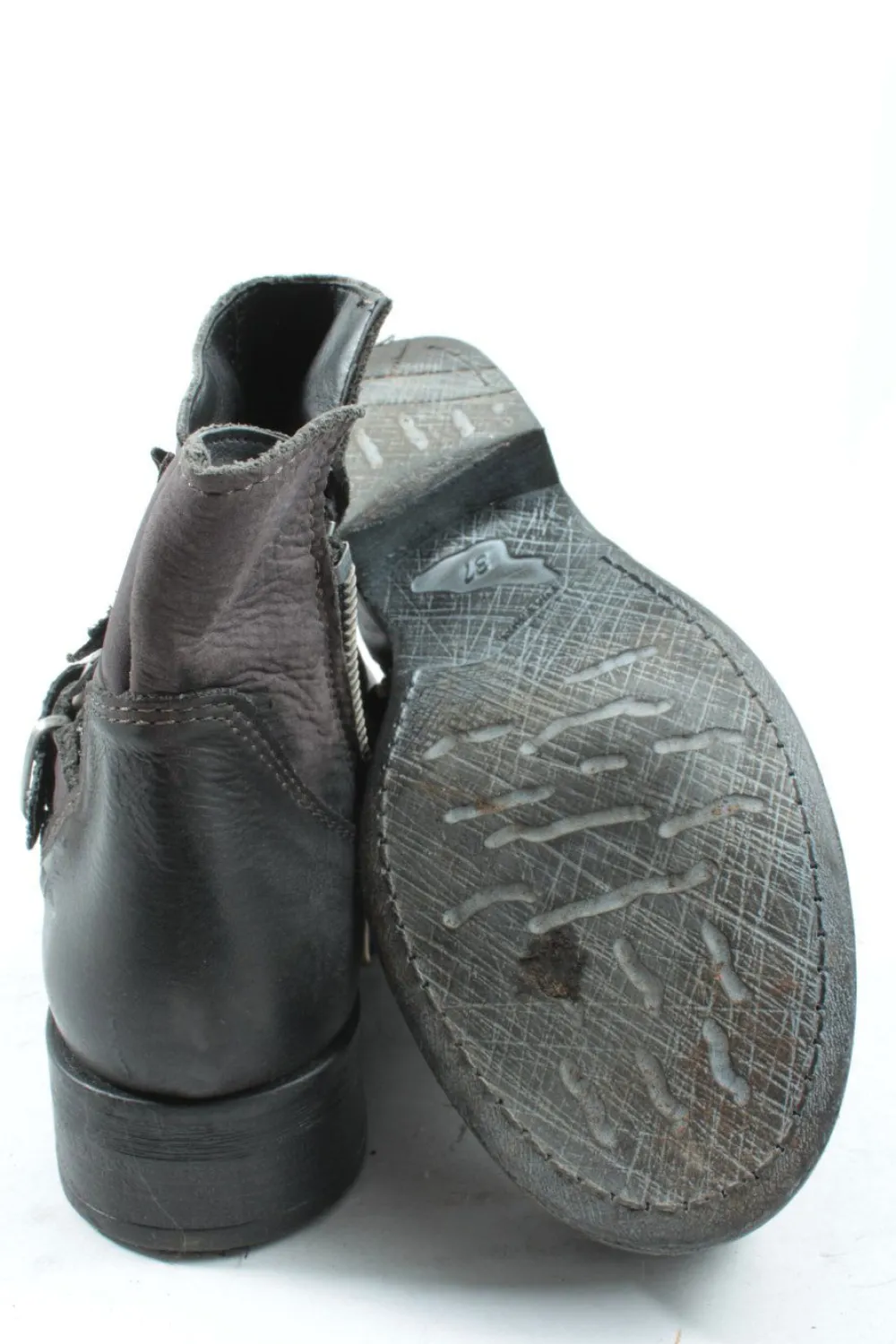 Reißverschluss-Stiefeletten Größe 37-La Mora Feliz Clearance