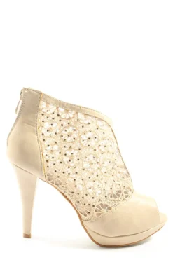 Stiefeletten>girasole Reißverschluss-Stiefeletten Größe 38 creme