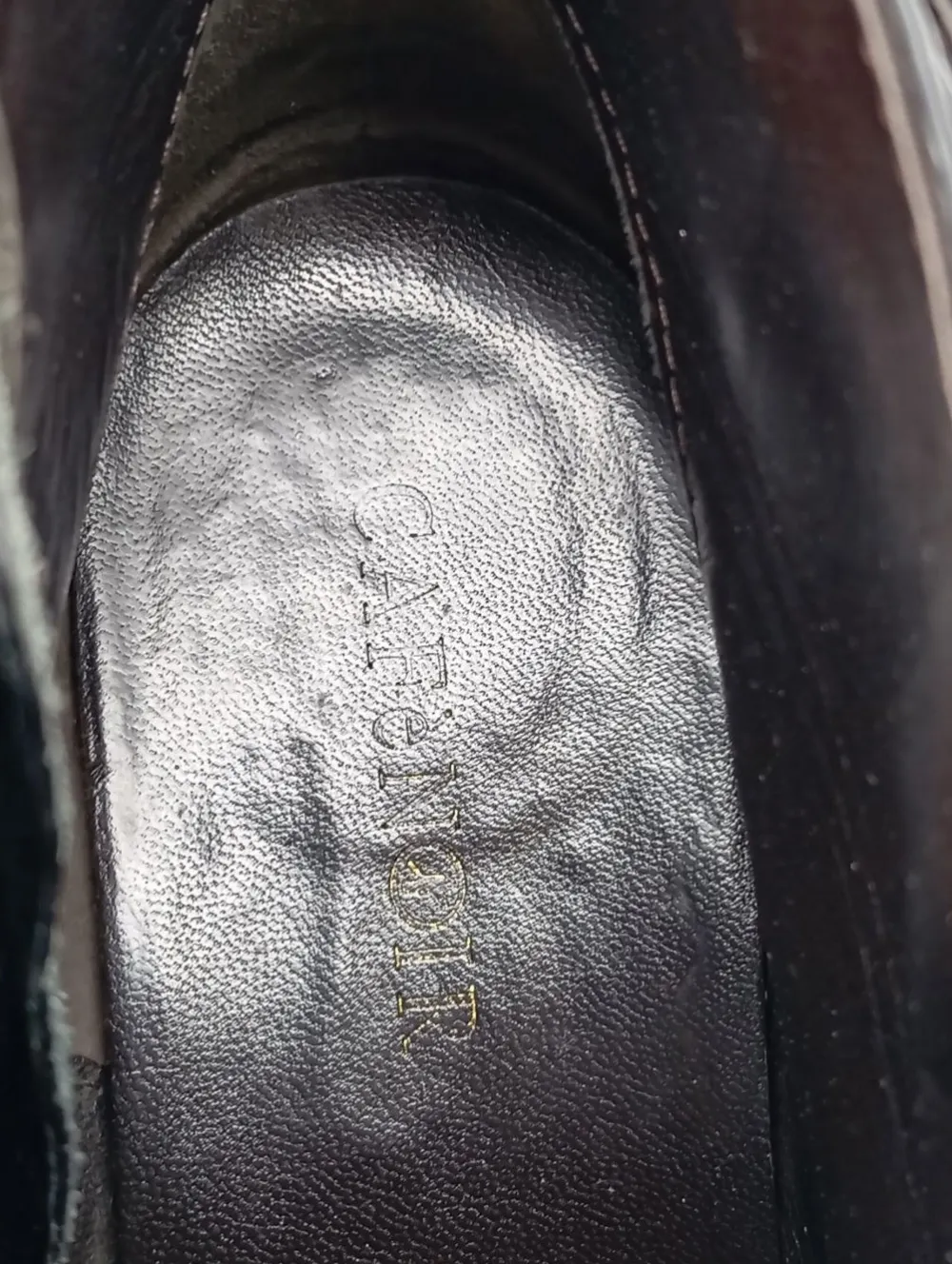 Reißverschluss-Stiefeletten Größe 37,5-Cafu00e9 Noir Clearance