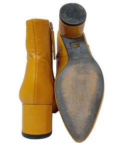 Stiefeletten>Office London Reißverschluss-Stiefeletten Größe 37 dunkelgelb