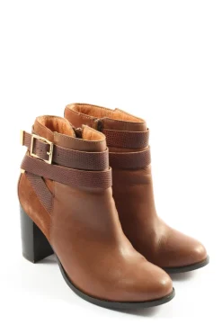 Stiefeletten>Topshop Reißverschluss-Stiefeletten Größe 39 braun