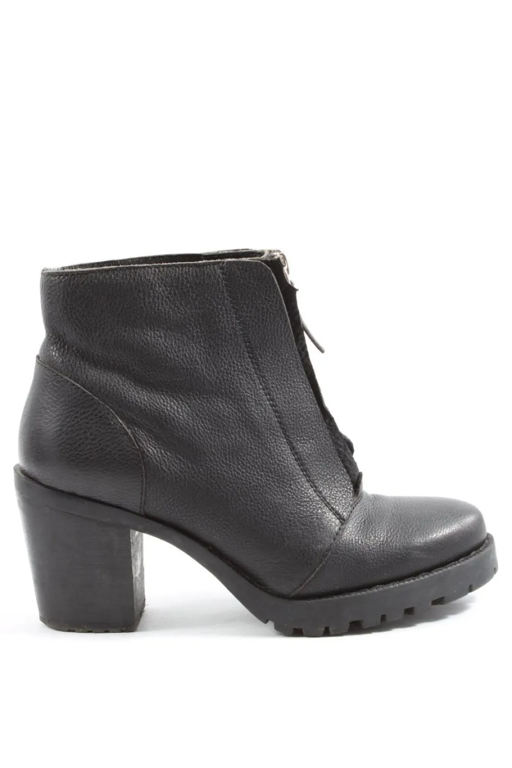 Stiefeletten>H&M Reißverschluss-Stiefeletten Größe 38 schwarz