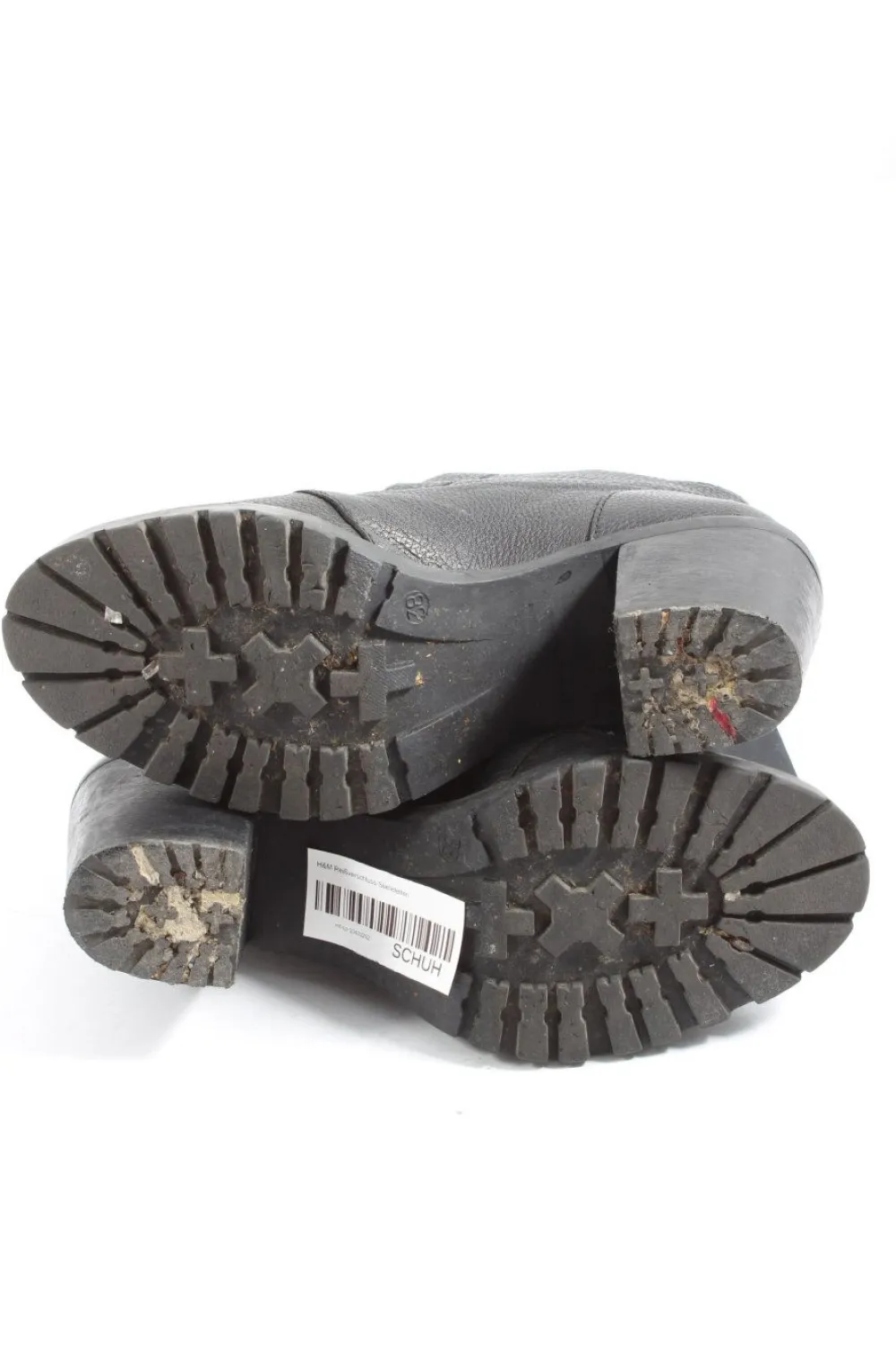 Stiefeletten>H&M Reißverschluss-Stiefeletten Größe 38 schwarz