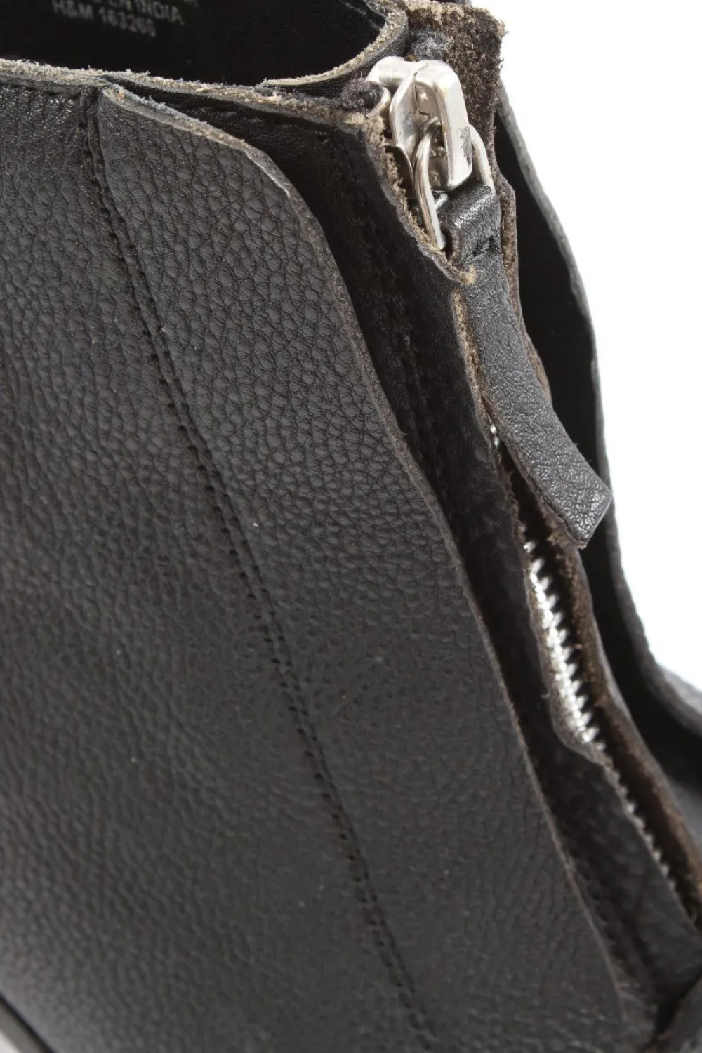 Stiefeletten>H&M Reißverschluss-Stiefeletten Größe 38 schwarz