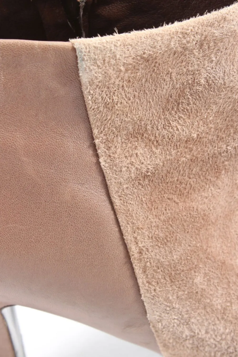 Stiefeletten>Graffiti Reißverschluss-Stiefeletten Größe 39 cremebraun