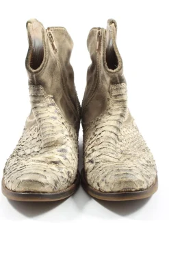 Reißverschluss-Stiefeletten Größe 38-Manas design New