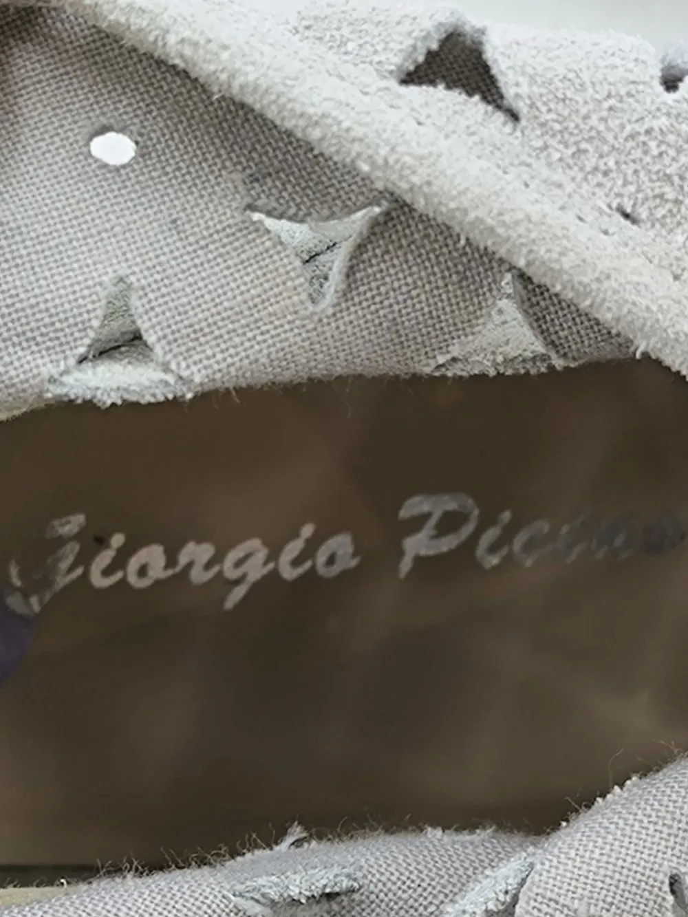 Stiefeletten>Giorgio Picino Reißverschluss-Stiefeletten Größe 39 hellgrau