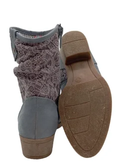 Stiefeletten>Puccetti Reißverschluss-Stiefeletten Größe 36 hellgraubraun