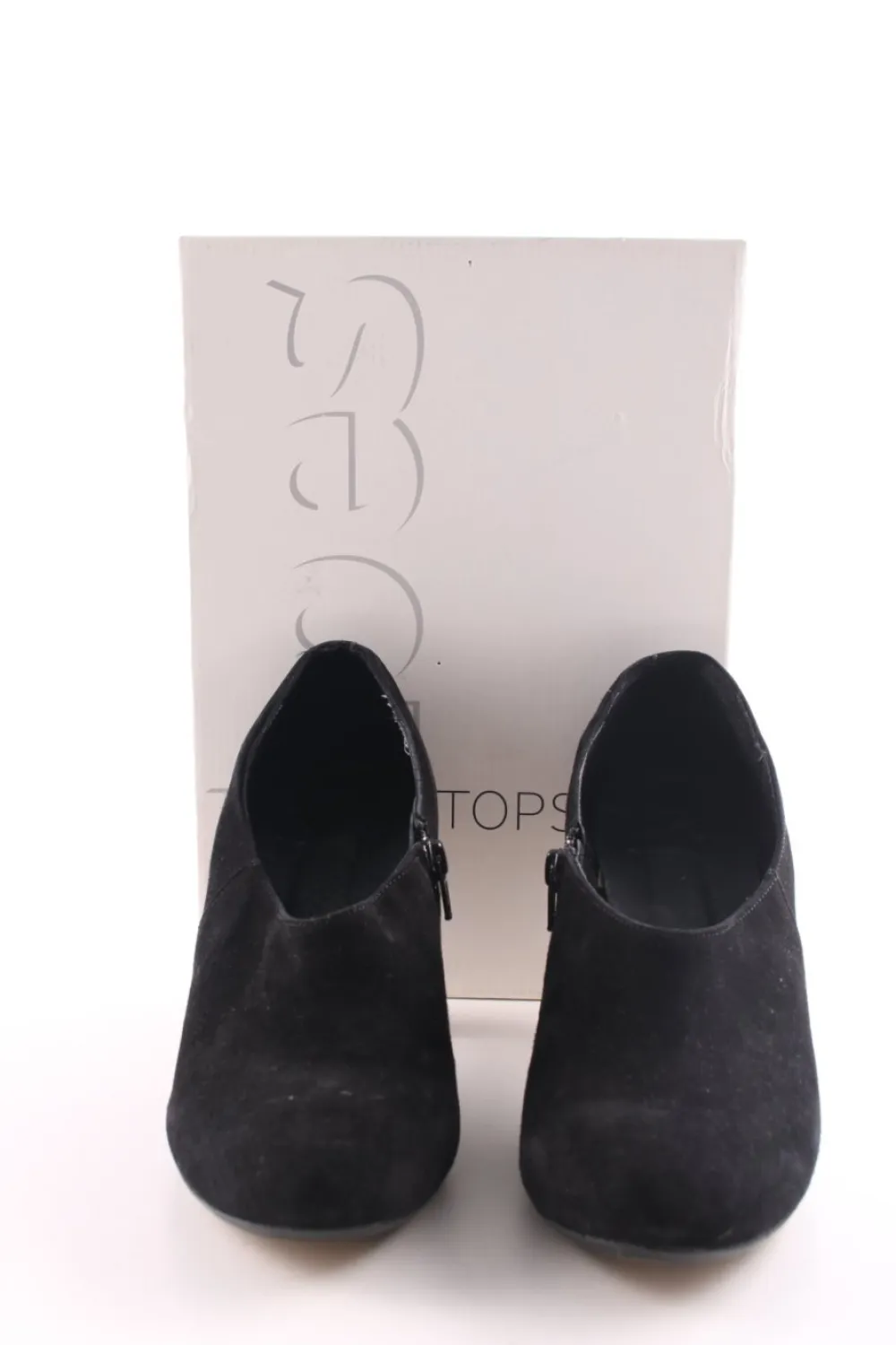 Stiefeletten>Topshop Reißverschluss-Stiefeletten Größe 40 schwarzbraun