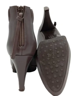 Stiefeletten>Pino Convertini Reißverschluss-Stiefeletten Größe 39 hellgrau