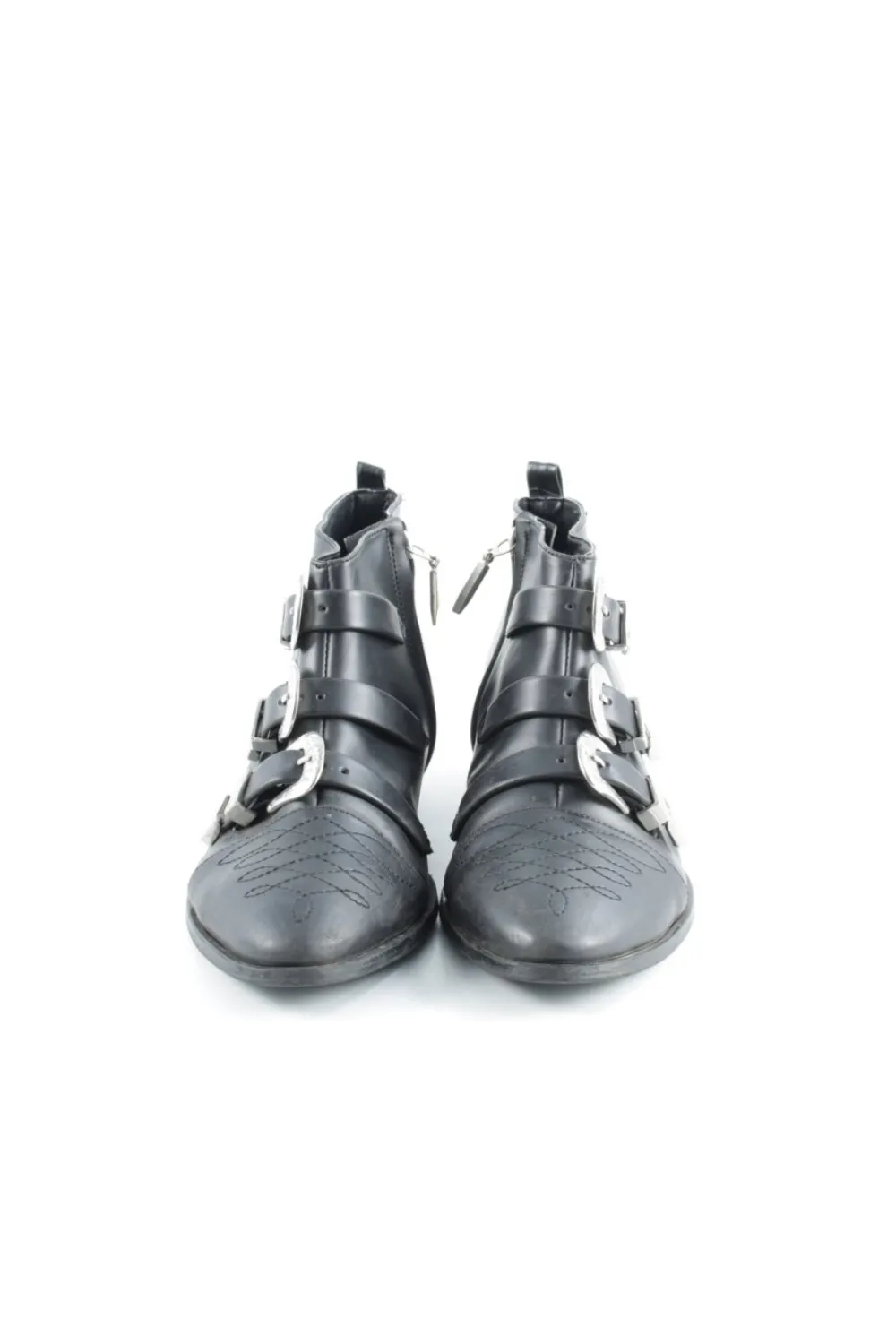 Reißverschluss-Stiefeletten Größe 39- Outlet