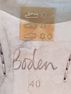 Reißverschluss-Stiefeletten Größe 40-Boden