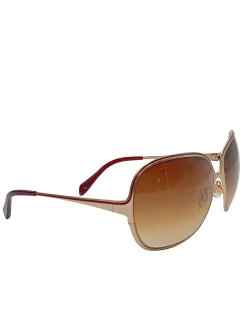 Sonnenbrillen>Oliver Peoples Retro Brille goldfarben