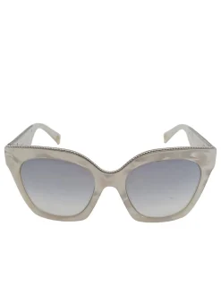 Sonnenbrillen>Marc Jacobs Retro Brille weiß